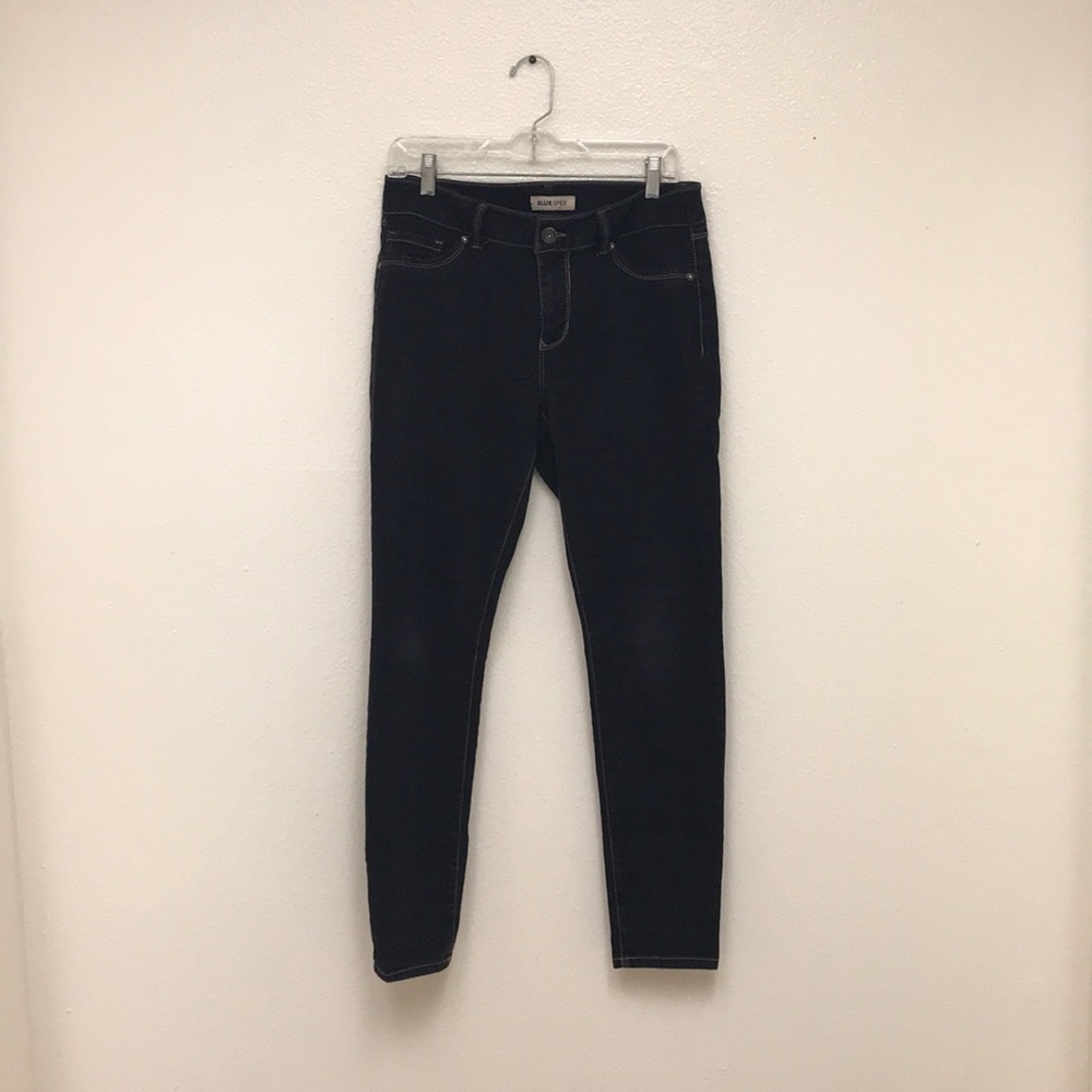 Black Blue Spice Skinny Jeans • Size 11